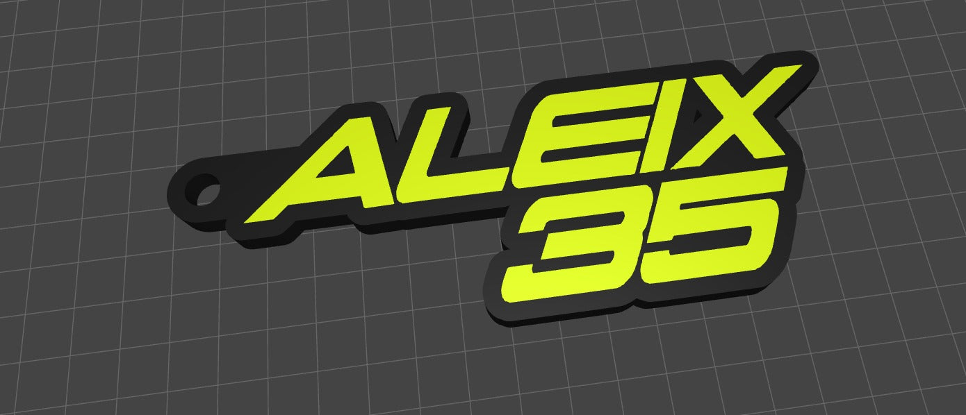 Llavero oficial ALEIX35 Sublimatumundo24 Llavero oficial ALEIX35