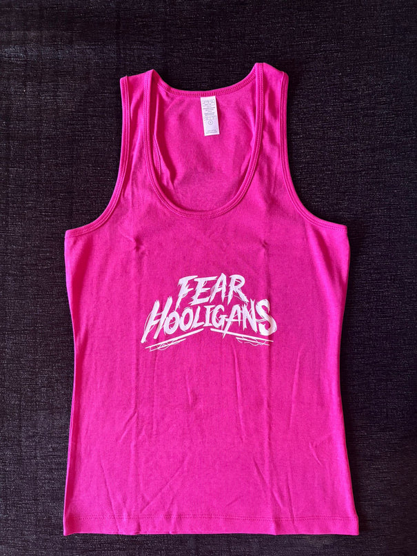 Camiseta tirantes rosa fear hooligans Sublimatumundo24 Camiseta tirantes rosa fear hooligans