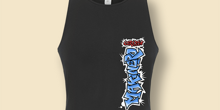 Camiseta tirantes logo lateral corazón makinero Sublimatumundo24 Camiseta tirantes logo lateral corazón makinero