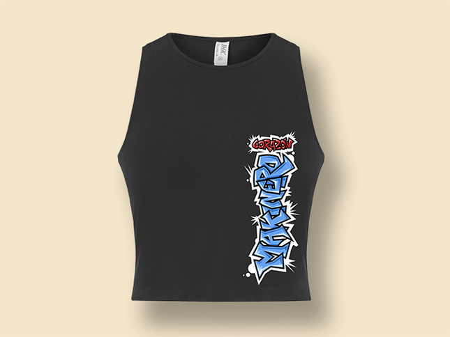 Camiseta tirantes logo lateral corazón makinero Sublimatumundo24 Camiseta tirantes logo lateral corazón makinero