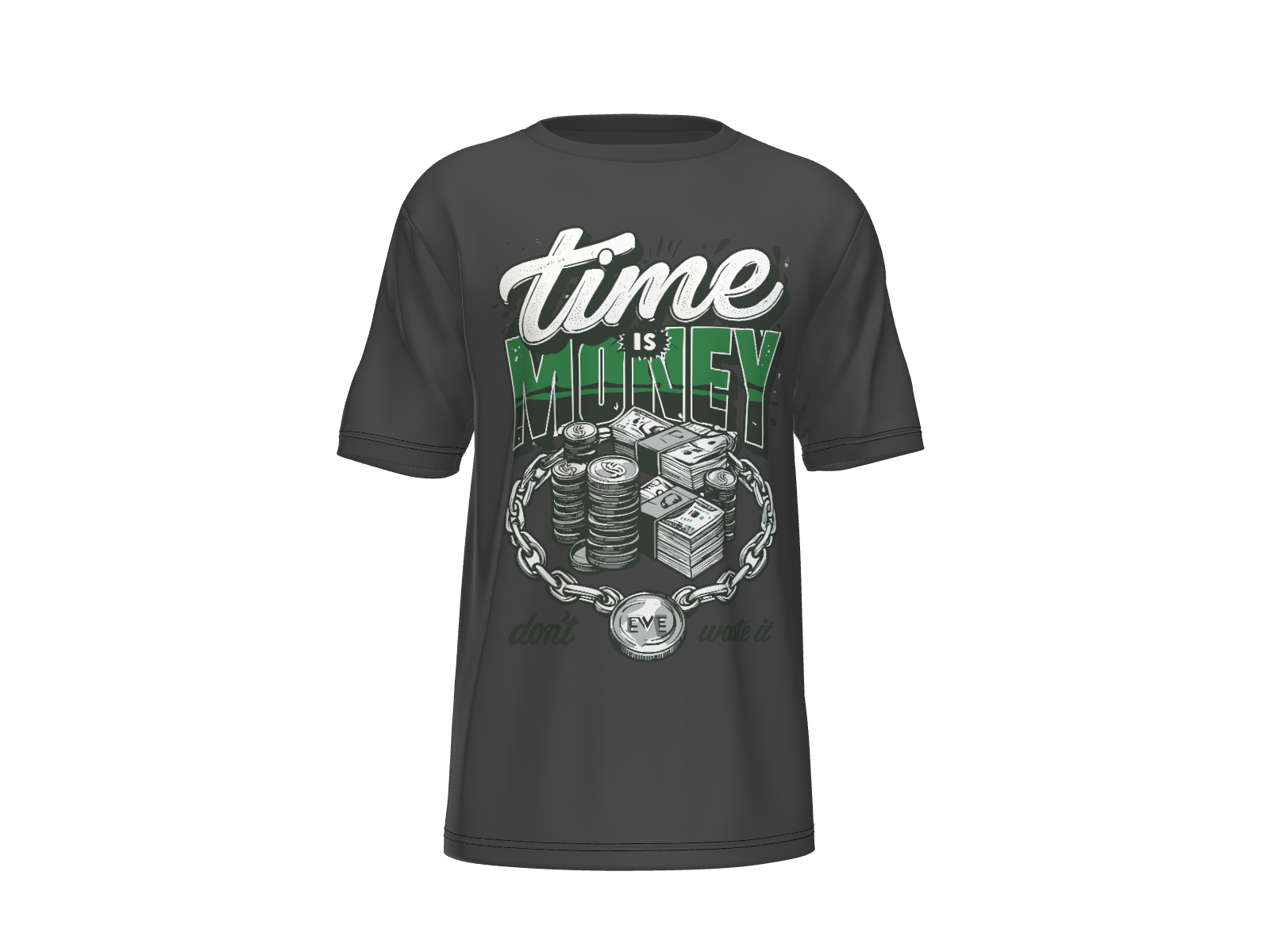 Camiseta "Time is Money" Sublimatumundo24 Camiseta "Time is Money"