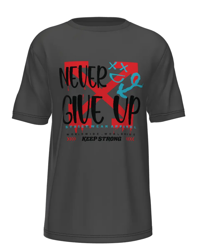 Camiseta '' Never give up'' Sublimatumundo24 Camiseta '' Never give up''
