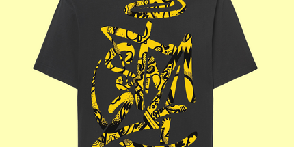 Camiseta Oversize STM24 Yellou/black Sublimatumundo24 Camiseta Oversize STM24 Yellou/black
