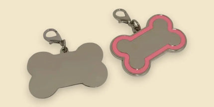 Chapas para mascotas forma hueso Sublimatumundo24 Chapas para mascotas forma hueso