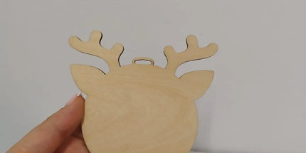 Colgantes de Navidad Clásicos - Decoraciones Rústicas Personalizables - Sublimatumundo24