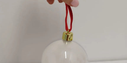 Bola para Árbol de Navidad Personalizable con 2 Fotos - Sublimatumundo24