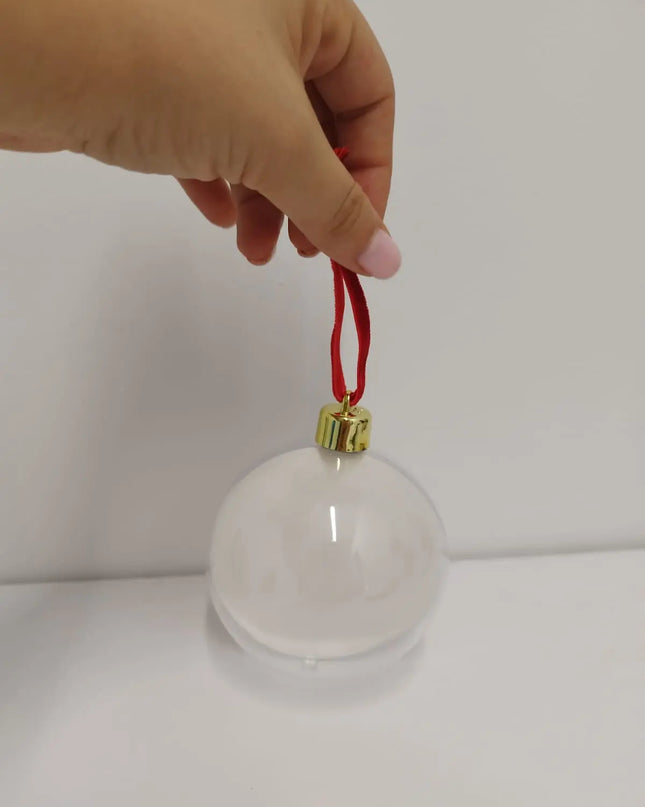 Bola para Árbol de Navidad Personalizable con 2 Fotos - Sublimatumundo24