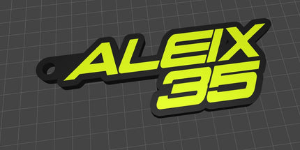 Llavero oficial ALEIX35 Sublimatumundo24 Llavero oficial ALEIX35