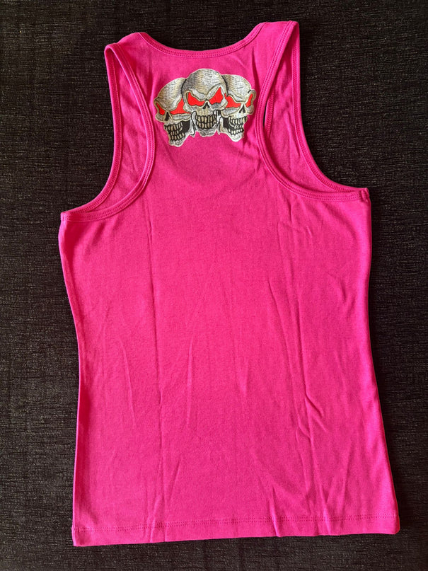 Camiseta tirantes rosa fear hooligans Sublimatumundo24 Camiseta tirantes rosa fear hooligans