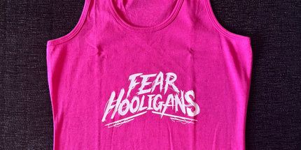 Camiseta tirantes rosa fear hooligans Sublimatumundo24 Camiseta tirantes rosa fear hooligans