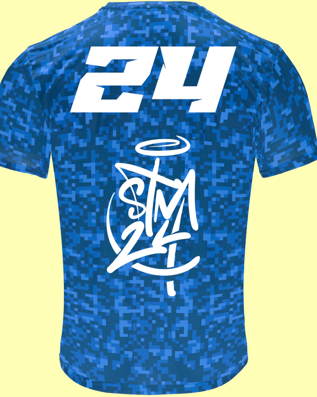 Camiseta técnica de manga corta estampada. STM24 Sublimatumundo24 Camiseta técnica de manga corta estampada. STM24