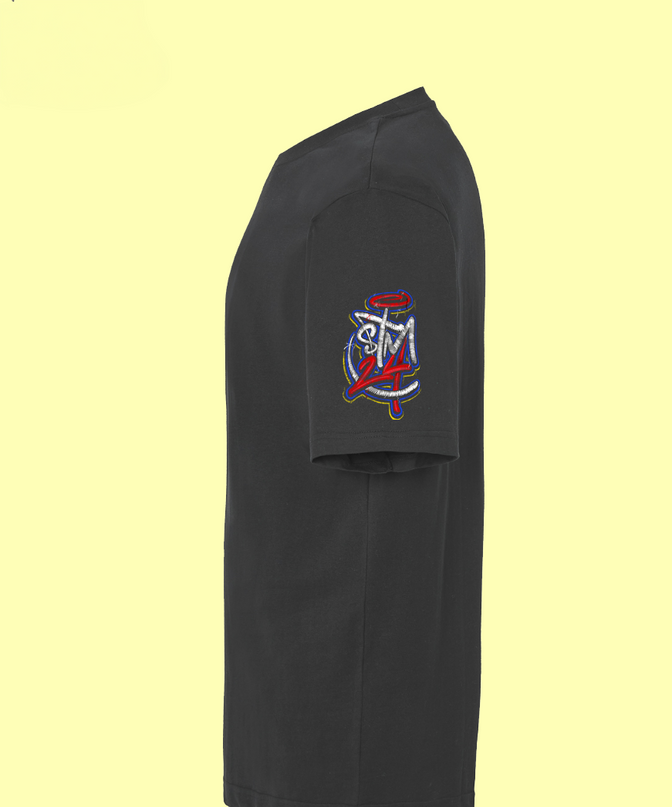 Camiseta oversize STM24 Logo efecto bordado Sublimatumundo24 Camiseta oversize STM24 Logo efecto bordado