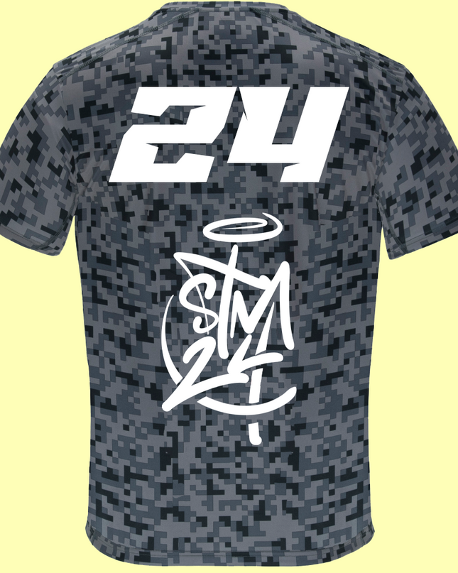 Camiseta técnica de manga corta estampada. STM24 Sublimatumundo24 Camiseta técnica de manga corta estampada. STM24