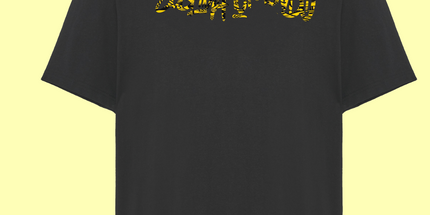 Camiseta Oversize STM24 Yellou/black Sublimatumundo24 Camiseta Oversize STM24 Yellou/black