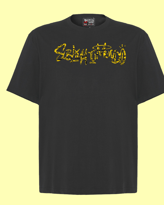 Camiseta Oversize STM24 Yellou/black Sublimatumundo24 Camiseta Oversize STM24 Yellou/black