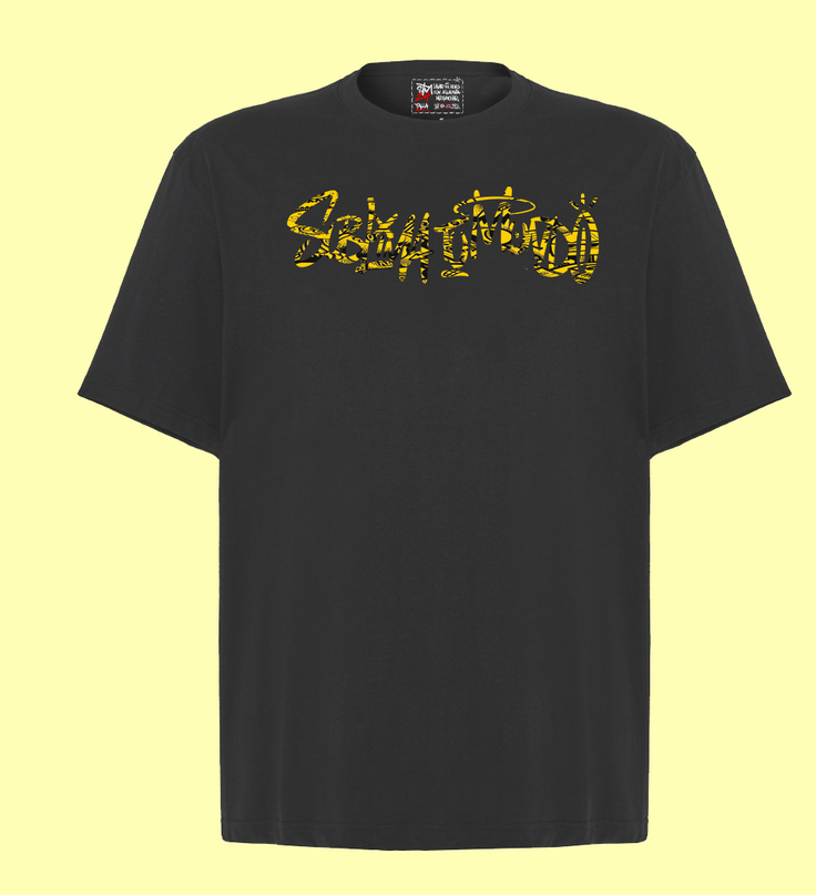 Camiseta Oversize STM24 Yellou/black Sublimatumundo24 Camiseta Oversize STM24 Yellou/black