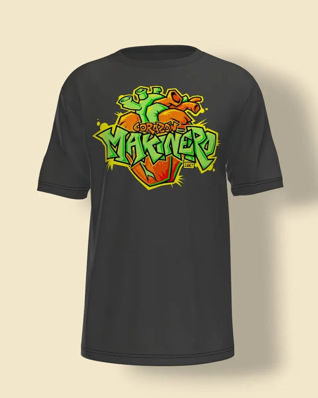 Camiseta Corazón Makinero Versión Fluor Sublimatumundo24 Camiseta Corazón Makinero Versión Fluor