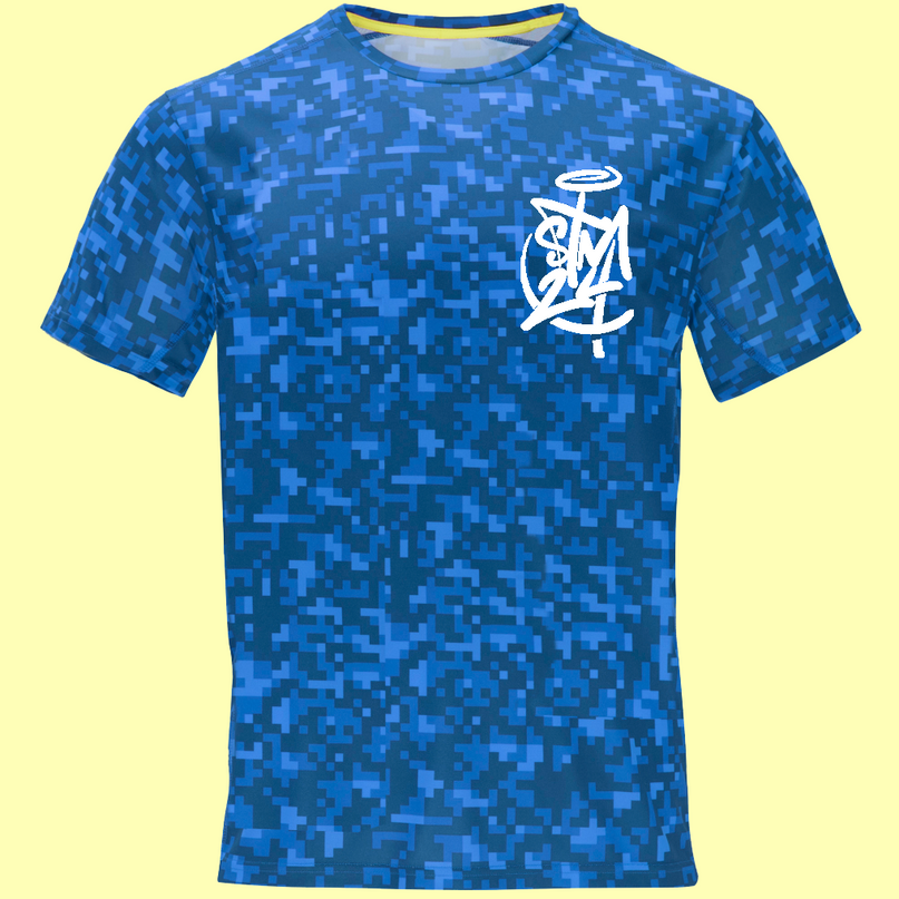 Camiseta técnica de manga corta estampada. STM24 Sublimatumundo24 Camiseta técnica de manga corta estampada. STM24