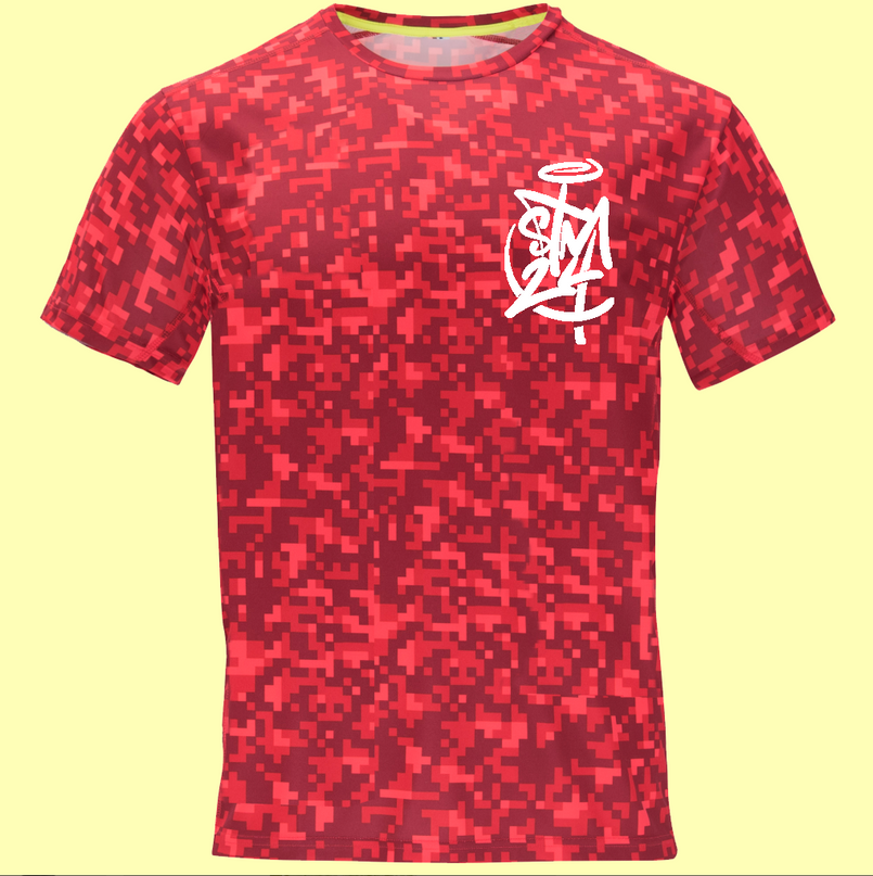 Camiseta técnica de manga corta estampada. STM24 Sublimatumundo24 Camiseta técnica de manga corta estampada. STM24