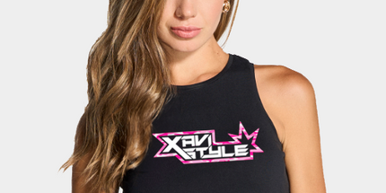Top Xavistyle version militar rosa Sublimatumundo24 Top Xavistyle version militar rosa