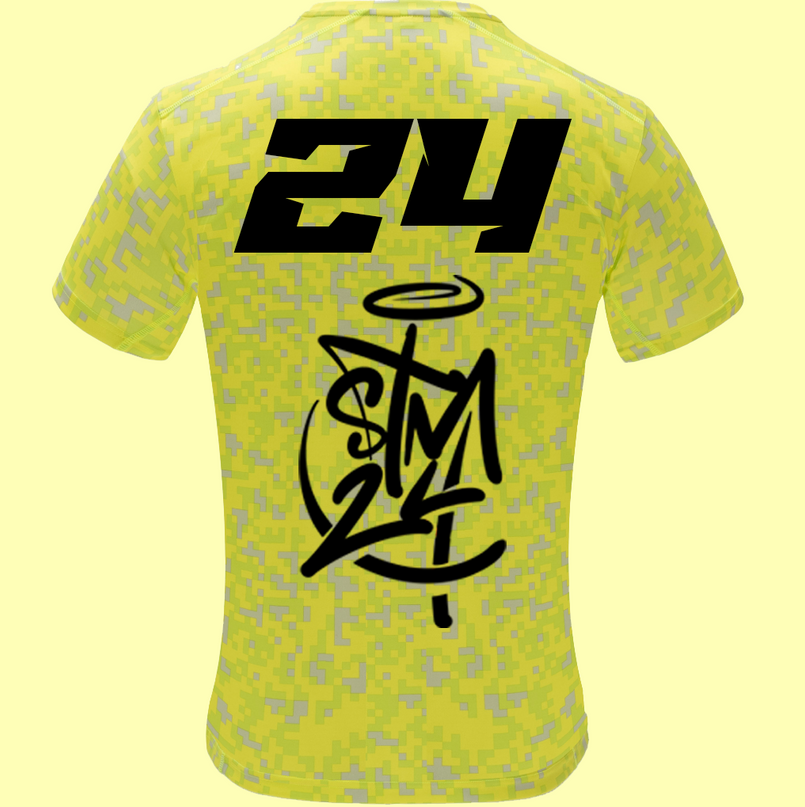 Camiseta técnica de manga corta estampada. STM24 Sublimatumundo24 Camiseta técnica de manga corta estampada. STM24