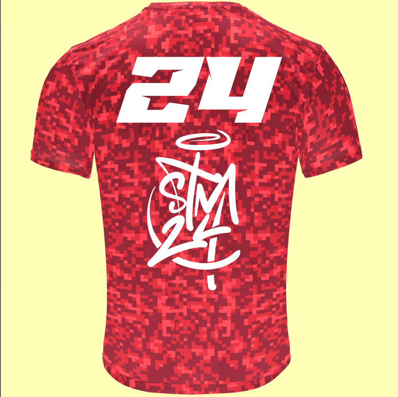 Camiseta técnica de manga corta estampada. STM24 Sublimatumundo24 Camiseta técnica de manga corta estampada. STM24
